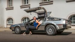 DeLorean-Shooting in Dresden